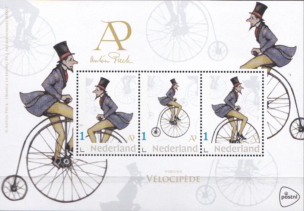 Anton Pieck – Vervoer: Vélocipède – MNH, Verzenden, Na 1940, Postfris