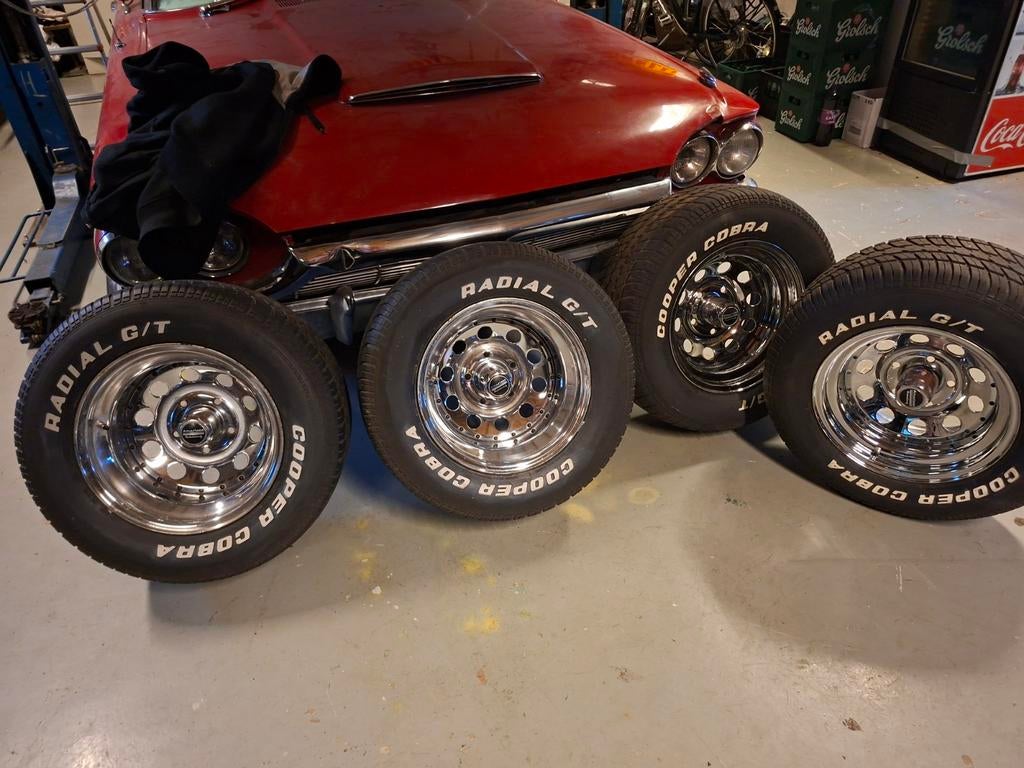 Chevy G20 Vandura dikke breedset American Racing 5x5 5x127, Ophalen of Verzenden, Gebruikt, Overige automerken