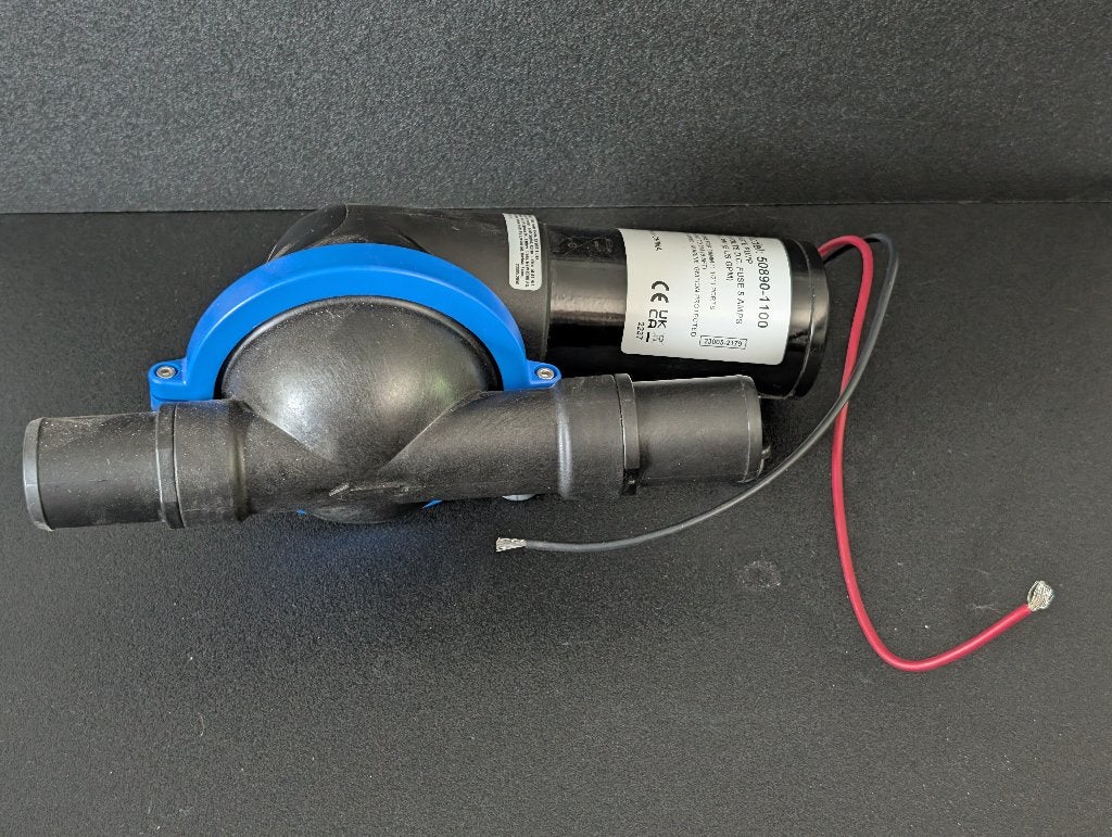 Jabsco 50890-1100 24V vuilwaterpomp membraanpomp, Watersport en Boten, Ophalen of Verzenden, Nieuw, Kombuis en Sanitair