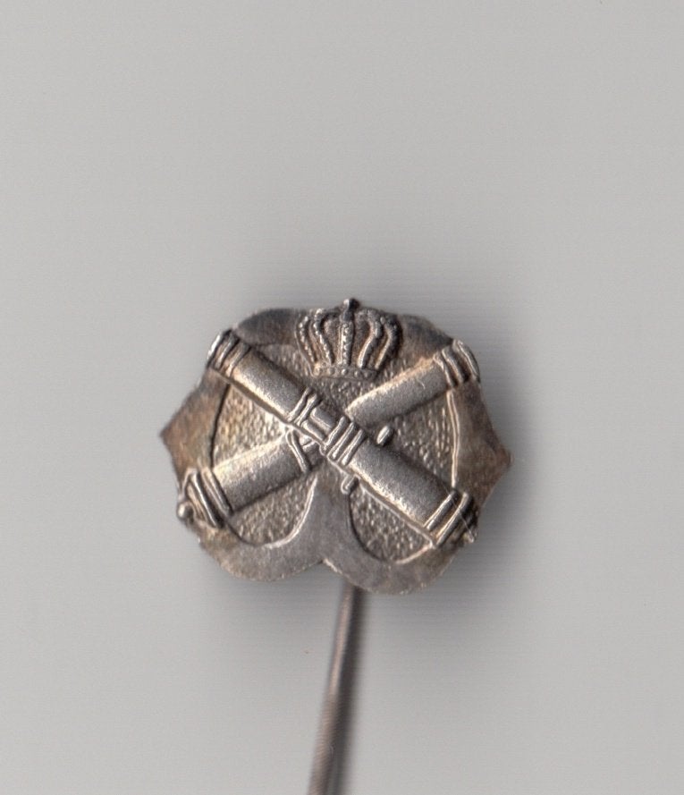 Korps Veldartillerie embleem speldje, Niet vindbaar, Niet vindbaar, Nederland, Embleem of Badge