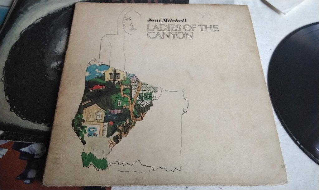 LP Joni Mitchell Ladies of the Canyon Origineel Canada 1970, Originele persing, Ophalen of Verzenden, Gebruikt, 12 inch