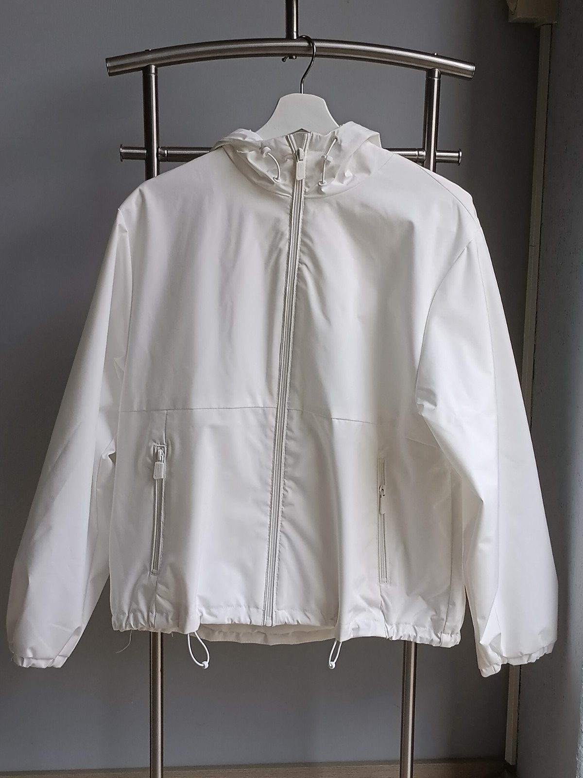 Witte windbreaker in maat M, FB sister, Maat 48/50 (M), Wit, Nieuw