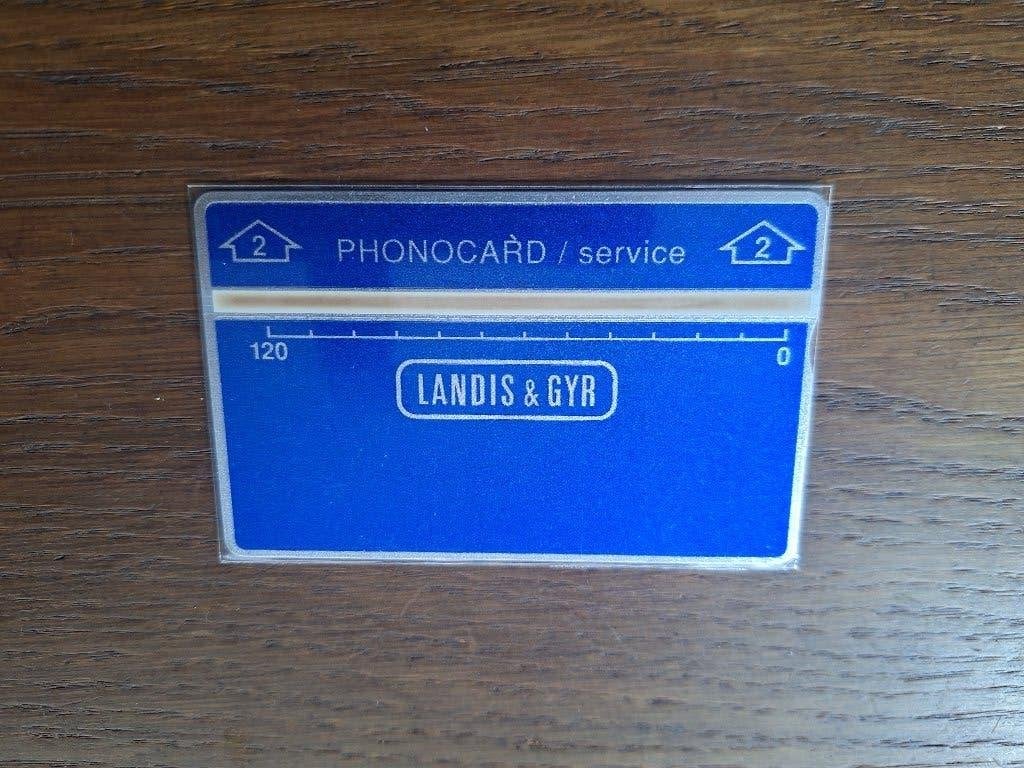 service telefoonkaart type '2' serie 506K, Verzenden