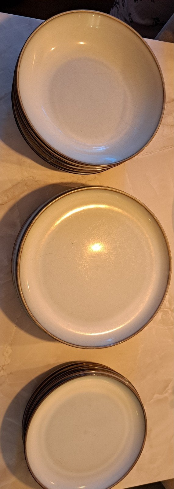 IKEA GLADELIG Borden en Diepe Borden - Grijs, Gebruikt, Ophalen of Verzenden, Bord(en), Overige stijlen