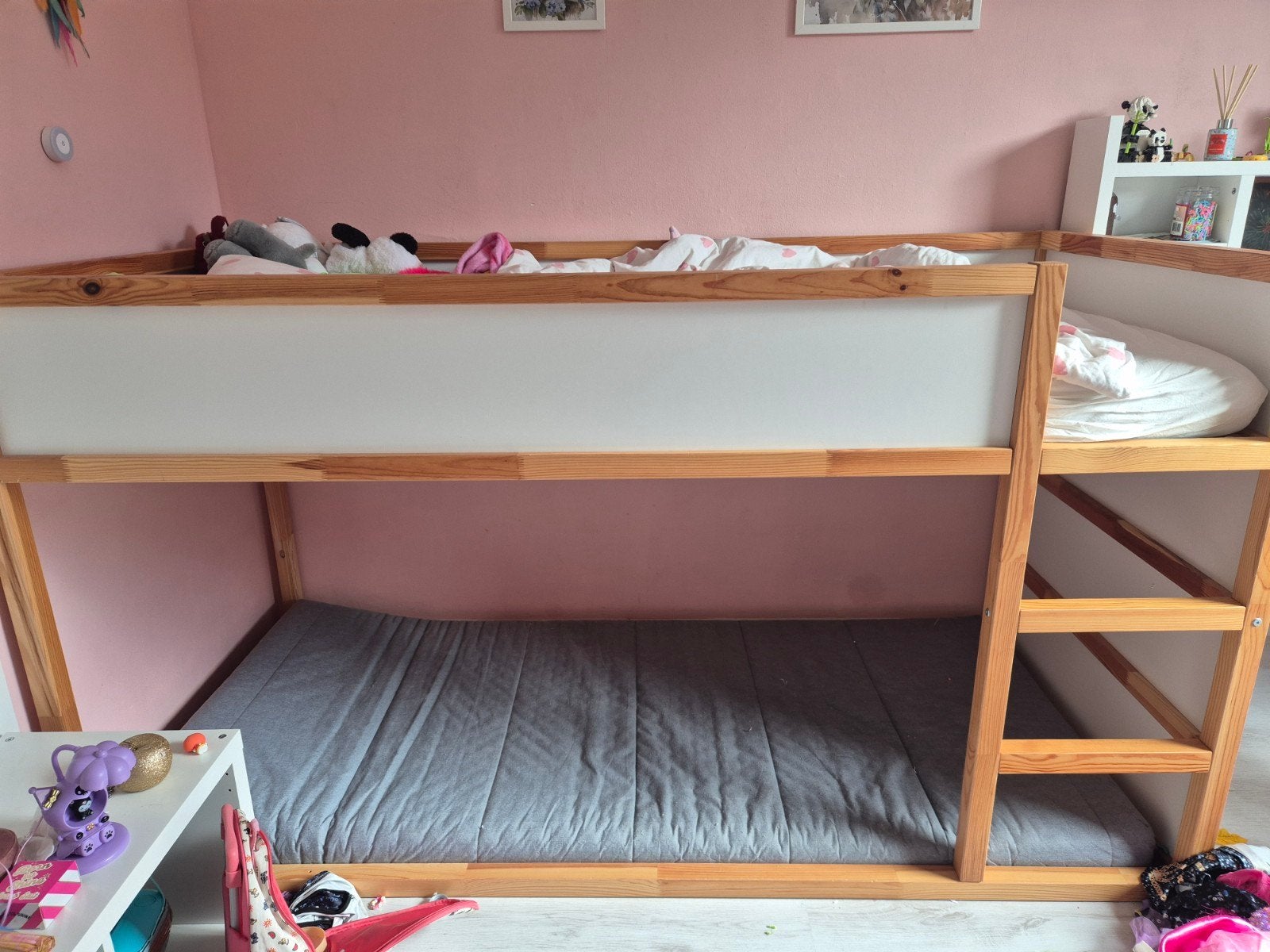 Kura bed Ikea halfhoogslaper, Huis en Inrichting, Ophalen, Eenpersoons, 90 cm, Hoogslaper