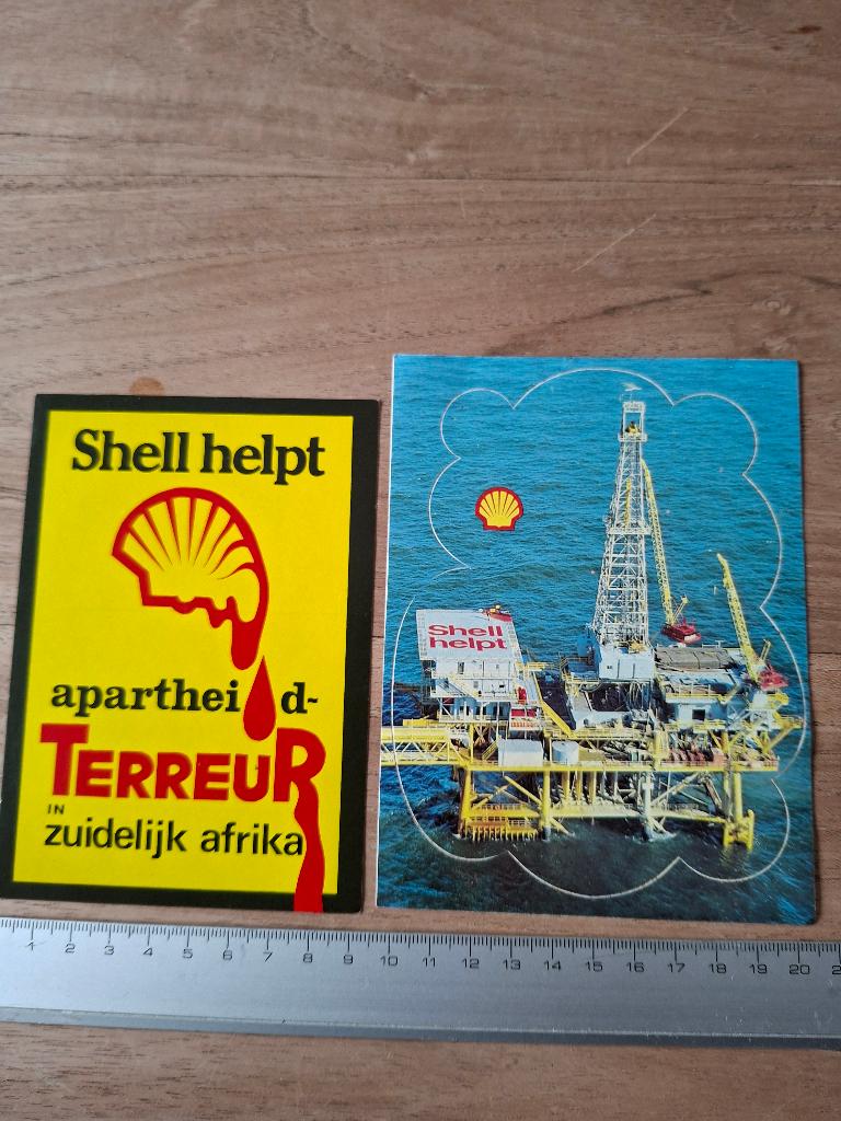 Stickers shell helpt, Verzamelen, Ophalen of Verzenden, Zo goed als nieuw, Overige typen