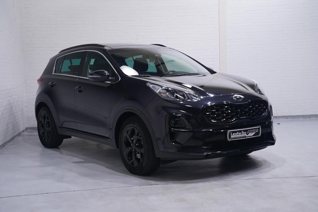 Kia Sportage 1.6 T-GDI Black Edition 1e Eig. NAP Panodak Nav, 15 km/l, Gebruikt, 4 cilinders, Zwart
