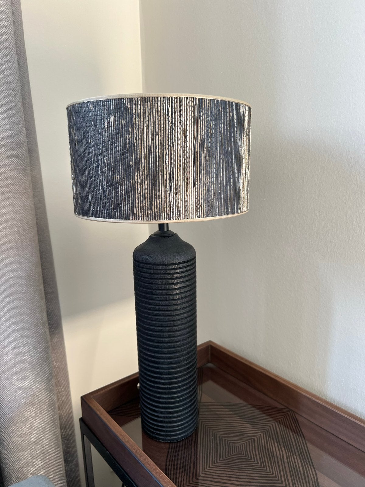Lampenvoet Light & Living met Lampenkap Duran, Huis en Inrichting, Ophalen, Zo goed als nieuw