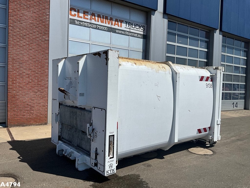 KTK Container 18m³ (bj 2018), Clean Mat Trucks B.V., Sales@cleanmat.eu, Wageningsestraat 17
6673DB  ANDELST, NL