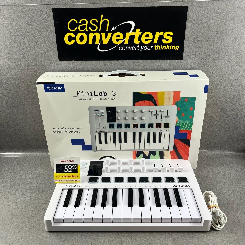 Arturia Minilab 3 Midi Controller | in doos | 417743, Overige merken, Gebruikt, Midi-aansluiting, Overige aantallen
