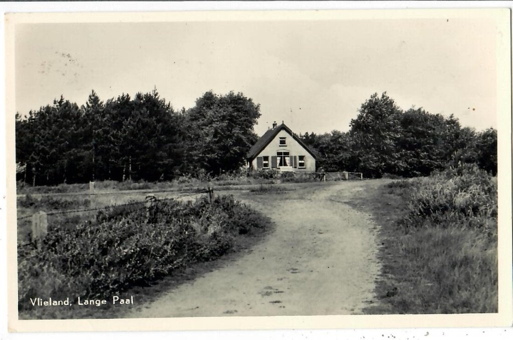Vlieland - Lange Paal, Verzamelen, Verzenden, 1940 tot 1960, Gelopen, Waddeneilanden