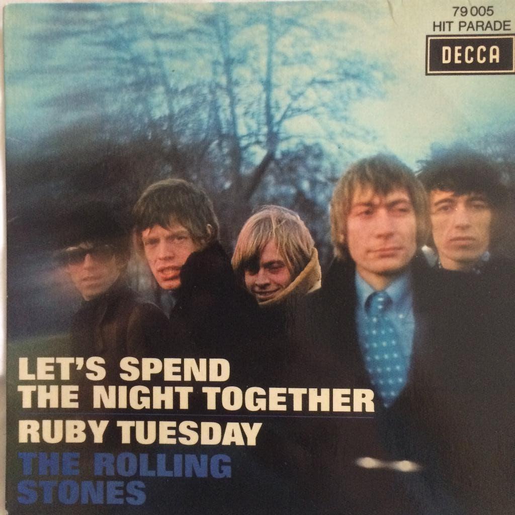 single: TheRolling Stones ‎– Let's Spend The Night Together, Cd's en Dvd's, Vinyl Singles, Ophalen of Verzenden, Gebruikt, Pop