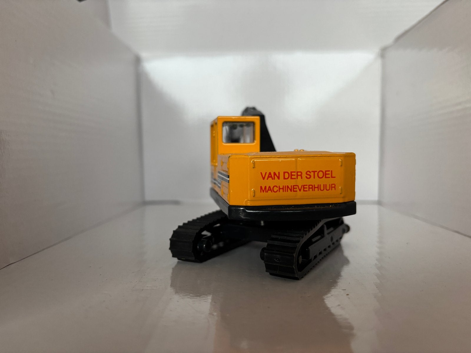 Joal schaalmodel 1:50 rupskraan Akerman EC200 met reclame, Ophalen of Verzenden, Gebruikt, Hijskraan, Tractor of Landbouw, Overige merken