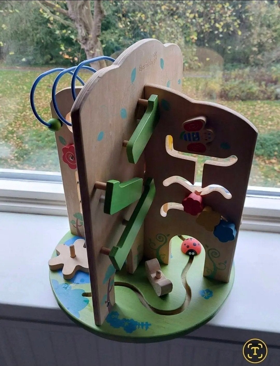 Aangeboden educatief Everearth activiteiten toren, Kinderen en Baby's, Speelgoed | Houten speelgoed, Ophalen of Verzenden, Zo goed als nieuw