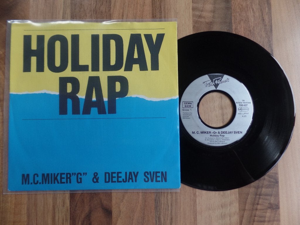 single MC Miker G. & DJ Sven - Holiday Rap, Cd's en Dvd's, Ophalen of Verzenden, Gebruikt, 7 inch, Pop