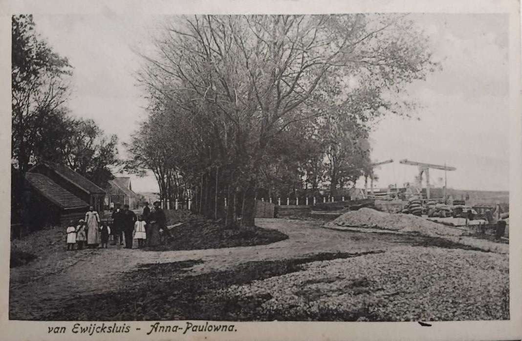 Ewijcksluis - Anna Paulowna (Noord-Holland) 1911, Ophalen of Verzenden, Voor 1920, Gelopen, Noord-Holland