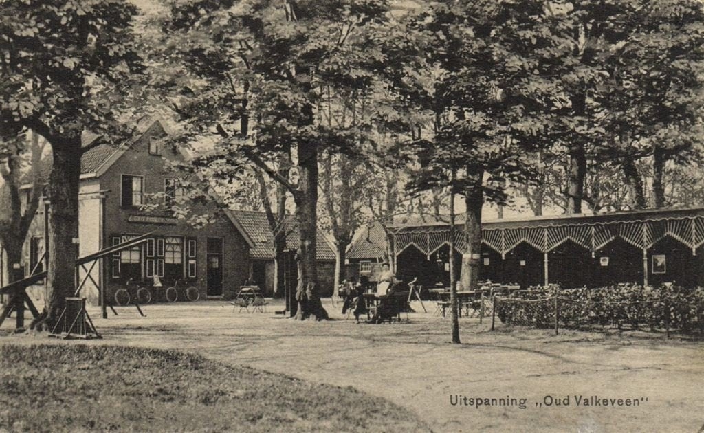 Uitspanning Oud Valkeveen - Naarden - 1915 gelopen, Verzenden, Voor 1920, Gelopen, Noord-Holland