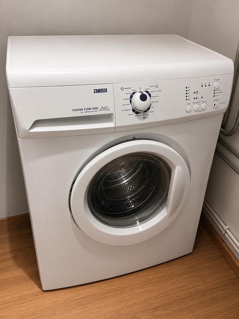 Zanussi Wasmachine, Ophalen, Voorlader, 85 tot 90 cm, Minder dan 1200 toeren