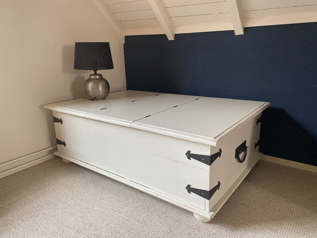 Grote witte salontafel / koffietafel - perfecte staat, Huis en Inrichting, Ophalen, 100 tot 150 cm, 50 tot 100 cm, Zo goed als nieuw