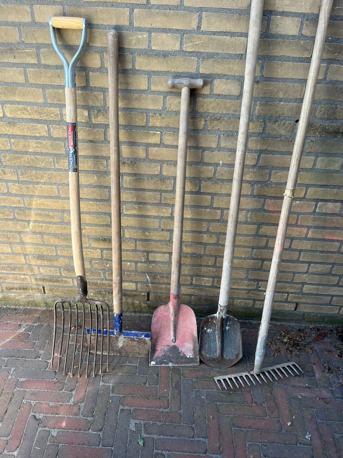 Setje bouw /tuin gereedschap, Tuin en Terras, Ophalen, Gebruikt
