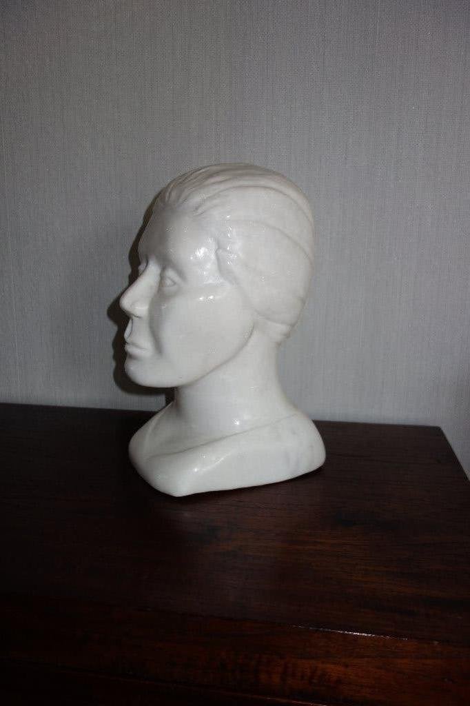 Borstbeeld marmer vrouw kunst, Ophalen of Verzenden, Overige materialen, Buste, Vrouw