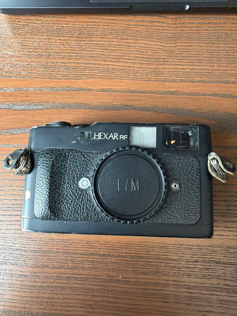 Konica Hexar RF - Analoge Rangefinder Camera, Audio, Tv en Foto, Fotocamera's Analoog, Ophalen of Verzenden, Gebruikt, Spiegelreflex