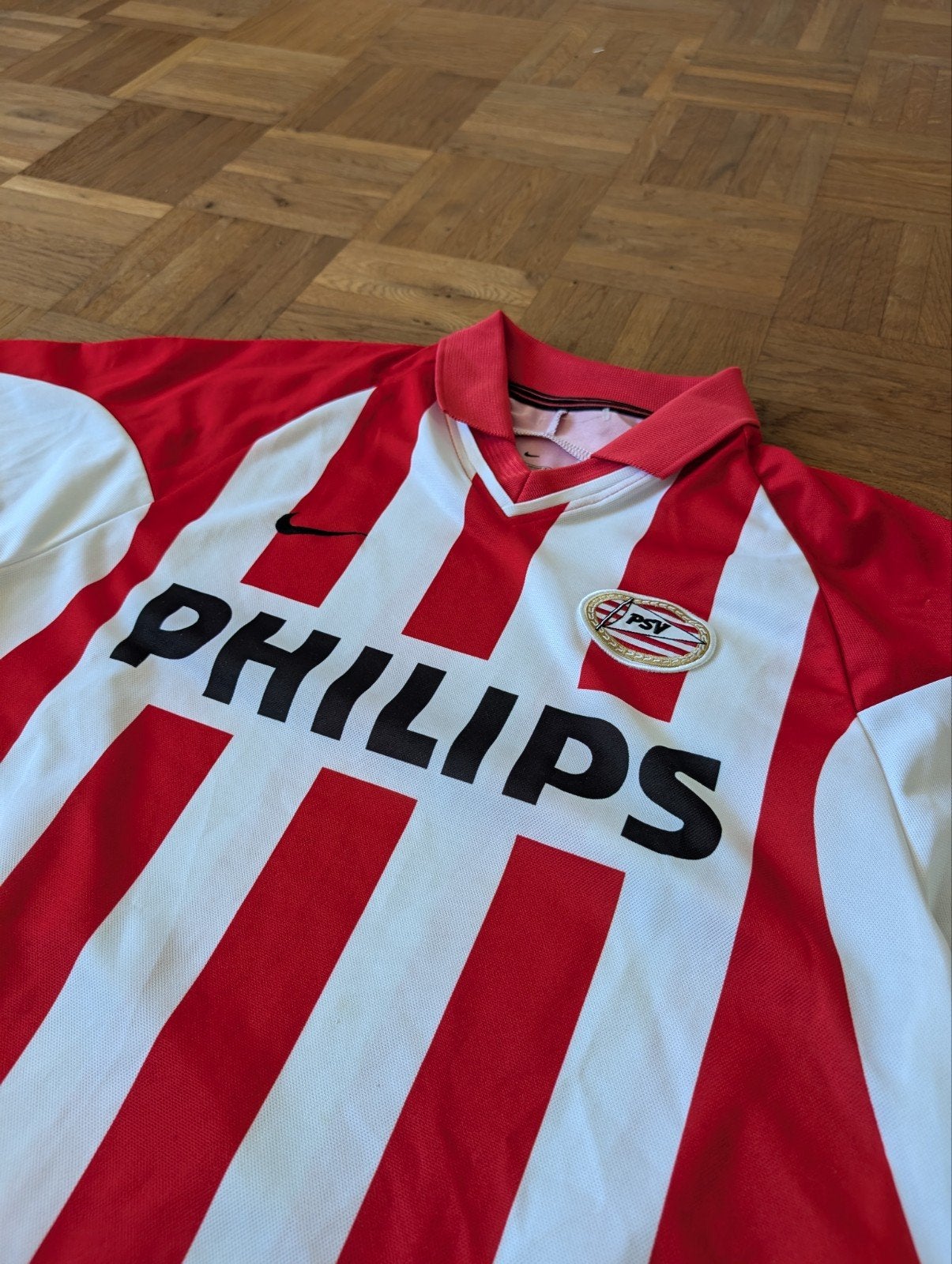 PSV Thuisshirt 2000-2001 - Maat L, Maat 48/50 (M), Nike, Ophalen of Verzenden, Zo goed als nieuw
