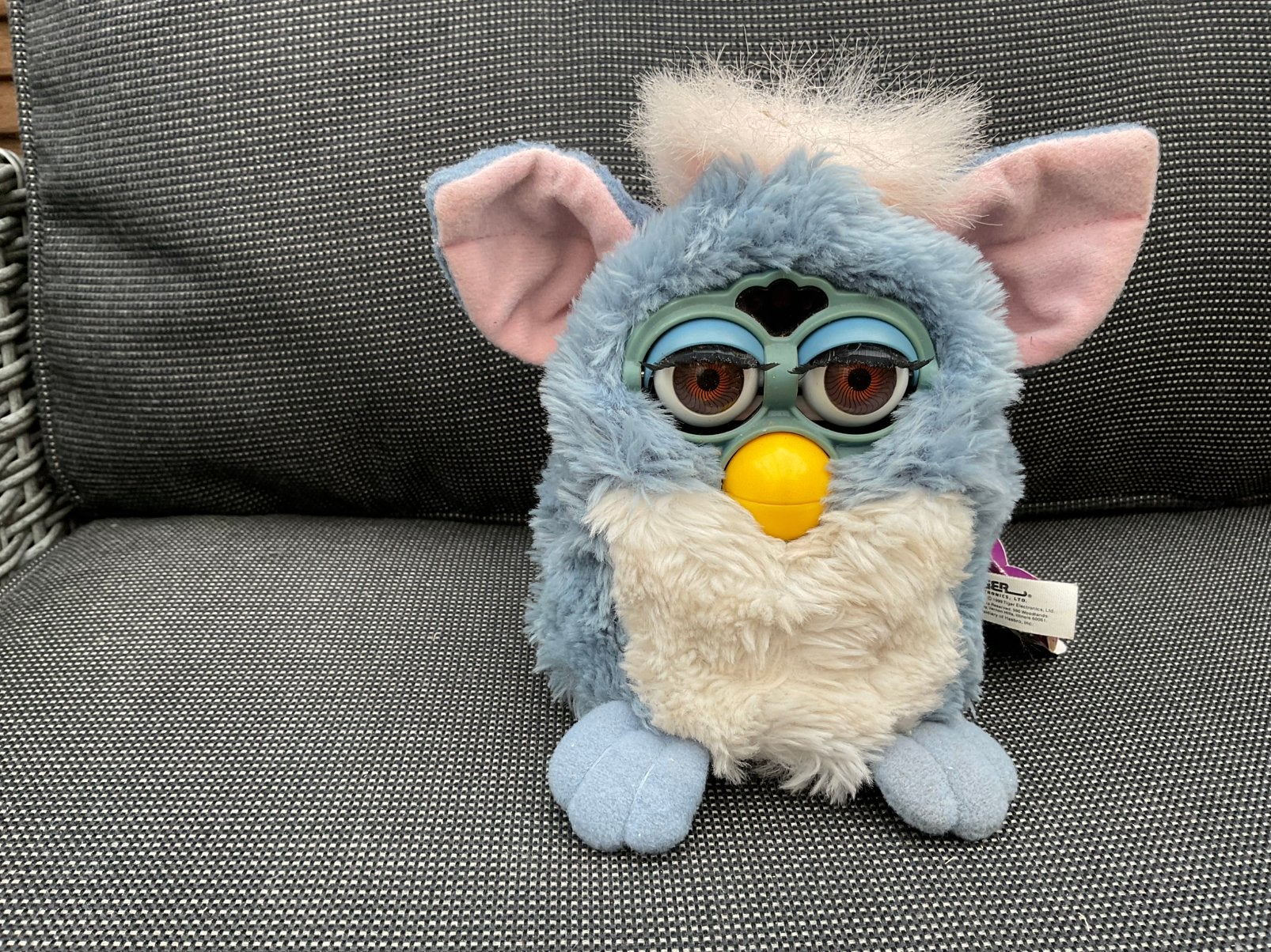 Zgan, alleen beweging, Amerikaanse Tiger Furby 1999, Verzamelen, Ophalen, Zo goed als nieuw