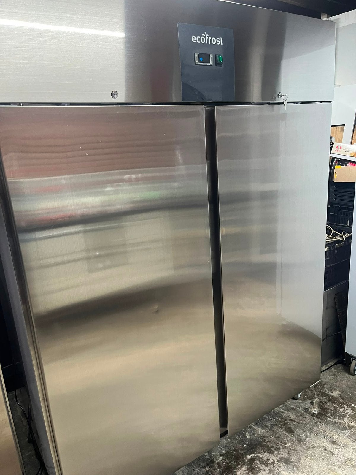 Ecofrost Gastronorm Vrieskast RVS 2 Deurs in nieuwstaat!!, Ophalen, 200 liter of meer, 60 cm of meer, Met aparte vriezer