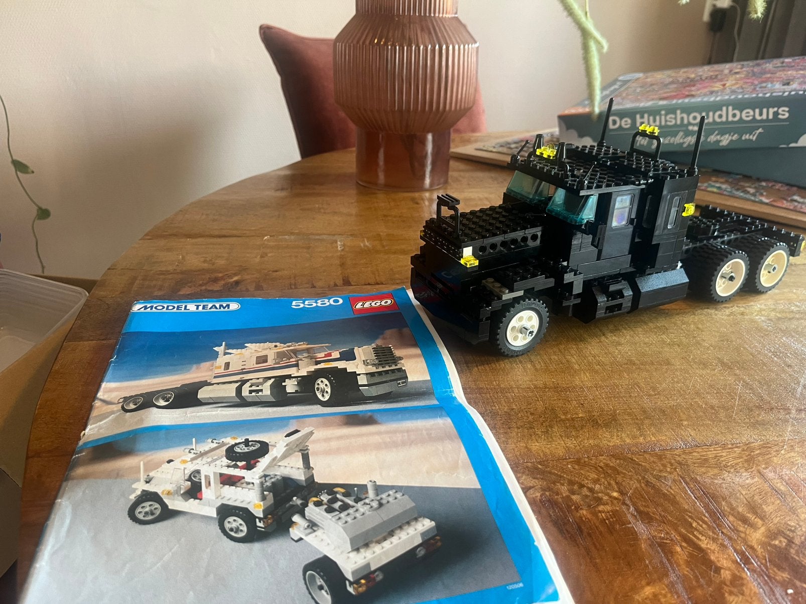 Lego modelteam 5580 (zwart), Kinderen en Baby's, Speelgoed | Duplo en Lego, Ophalen of Verzenden, Zo goed als nieuw