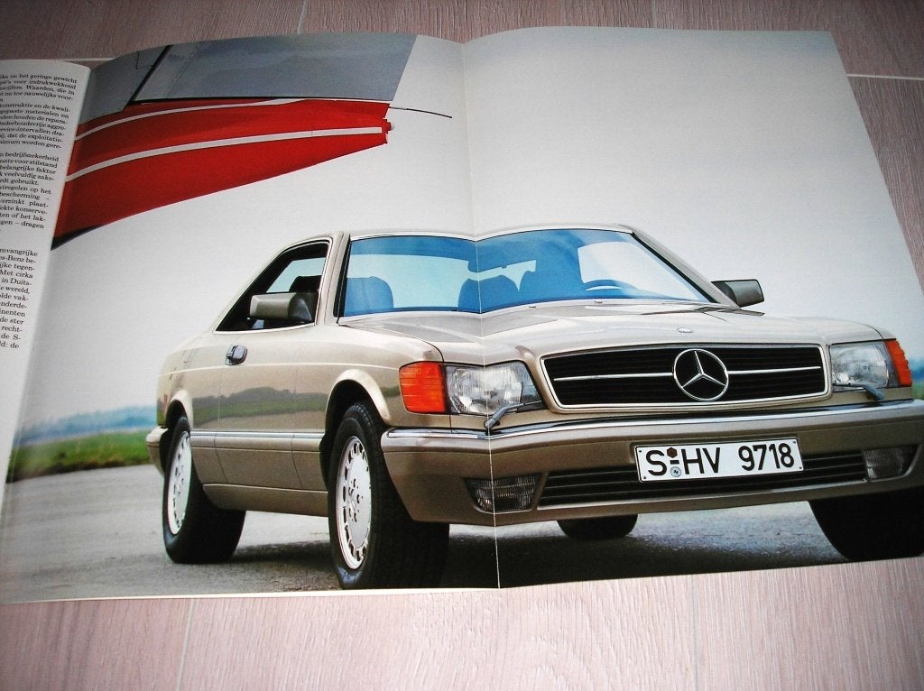 Mercedes-Benz S-Klasse 420 SEC, 500 SEC, 560 SEC, W126, 1985, Ophalen of Verzenden, Gelezen, Mercedes