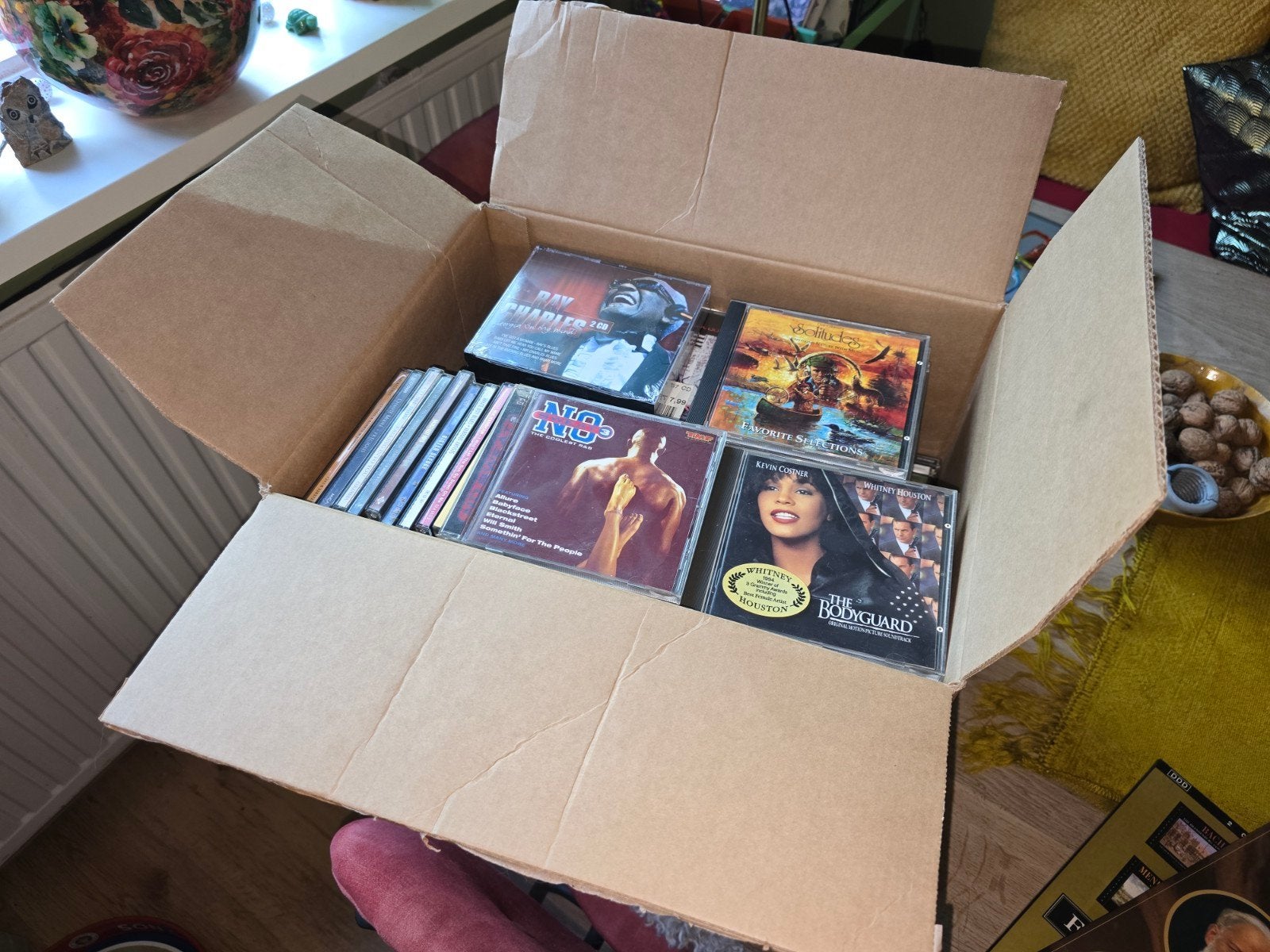 Partij van ruim 116 diverse cd's, Cd's en Dvd's, Ophalen, Gebruikt, Overige genres, Inclusief doosje