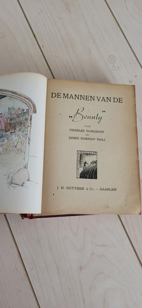 De Mannen van de Bounty/Charles Nordhoff/James Norman, Ophalen of Verzenden, Gelezen, Charles Nordhoff en James Norman Hall