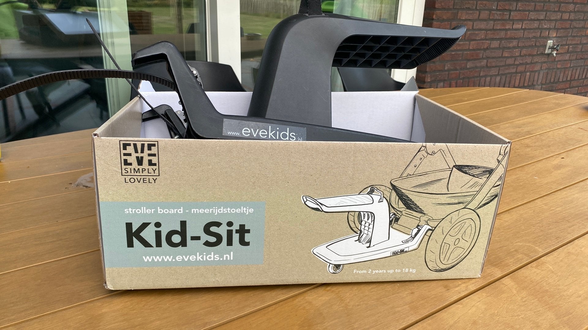 Evekids meerijdplankje voor kinderwagen, Kinderen en Baby's, Kinderwagens en Combinaties, Ophalen, Zo goed als nieuw, Kinderwagen