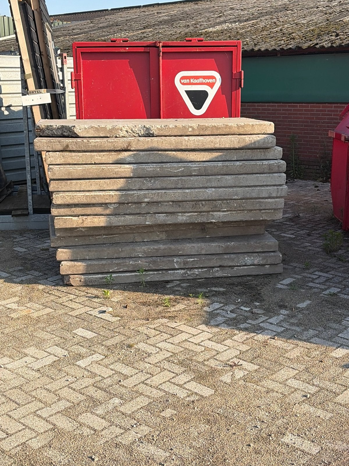 Stelcon platen 1x2 m, 10 cm dik - 13 stuks, Doe-het-zelf en Verbouw, Ophalen, Gebruikt, Overige materialen, 50 tot 100 mm