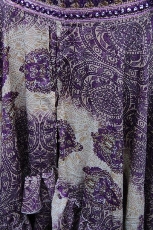 Rok paars/ beige zijde mt S Vaste prijs  OPRUIMING, Kleding | Dames, Paars, Ophalen of Verzenden, Zo goed als nieuw, Maat 36 (S)
