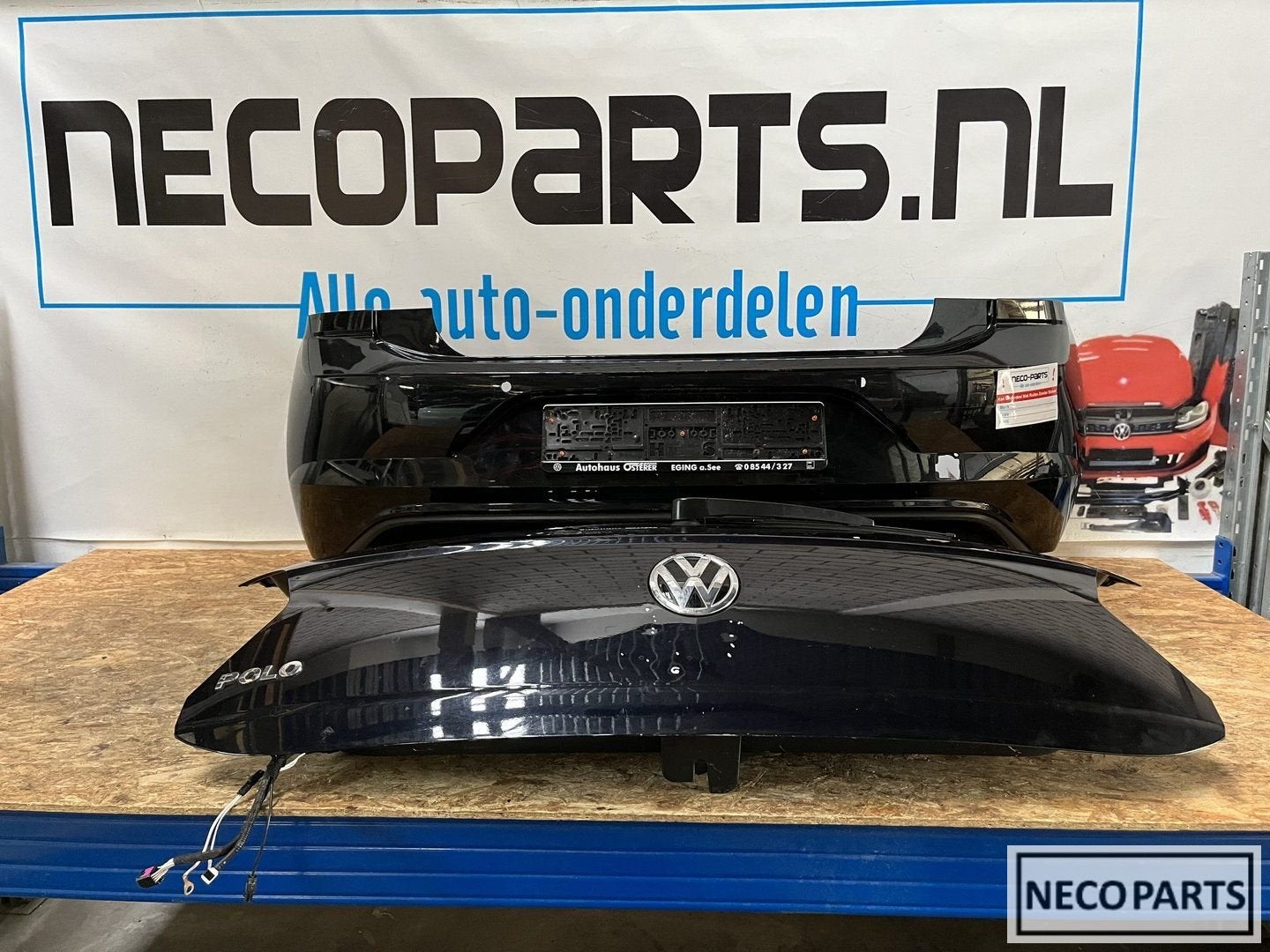 VOLKSWAGEN POLO 2G ACHTERKLEP ACHTERDEUR ACHTERBUMPER ORGINE, Gebruikt, Volkswagen, -, Ophalen of Verzenden