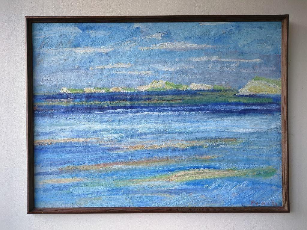 Rudi Polder - Kust Landschap - 1964, Antiek en Kunst, Ophalen of Verzenden