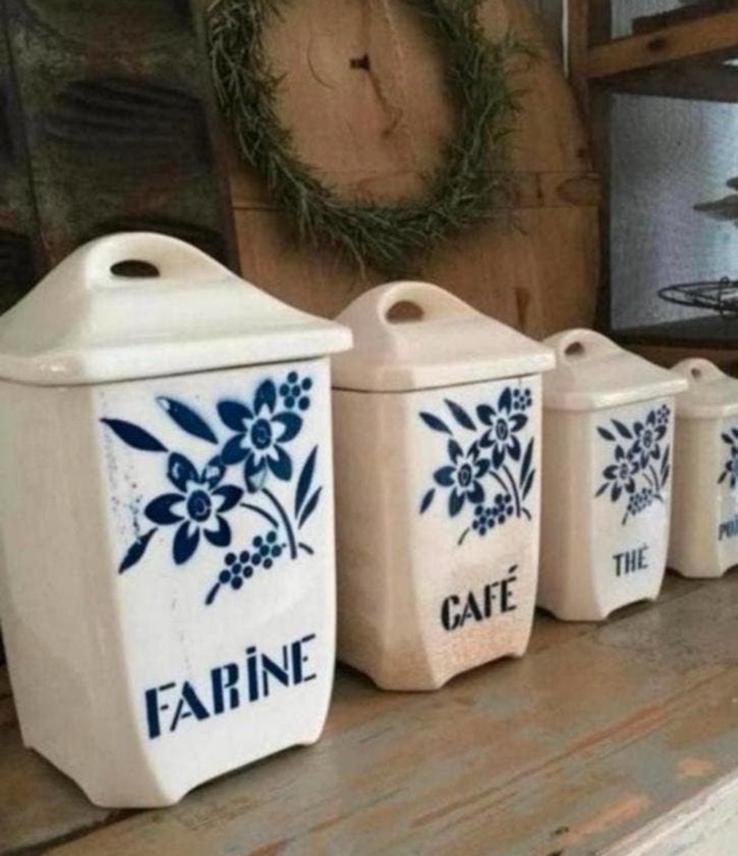 Oude franse voorraad potten, Ophalen of Verzenden