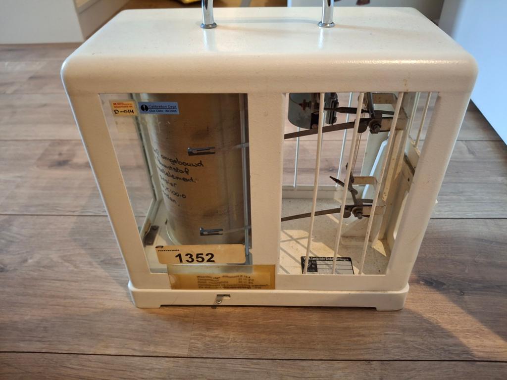Thermohygrograaf vintage Wilhelm Lambrecht Göttingen, Ophalen