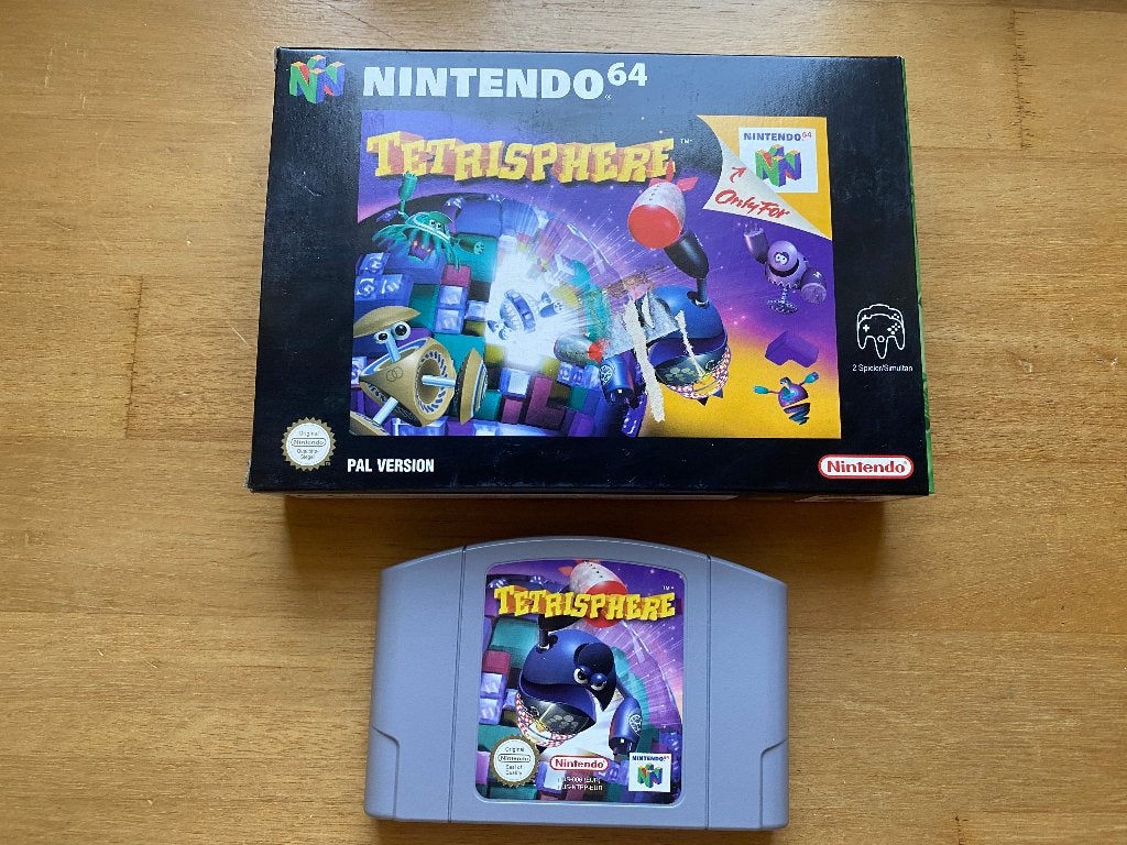 tetris sphere n64 noe, Spelcomputers en Games, 1 speler, Racen en Vliegen, Ophalen of Verzenden, Zo goed als nieuw