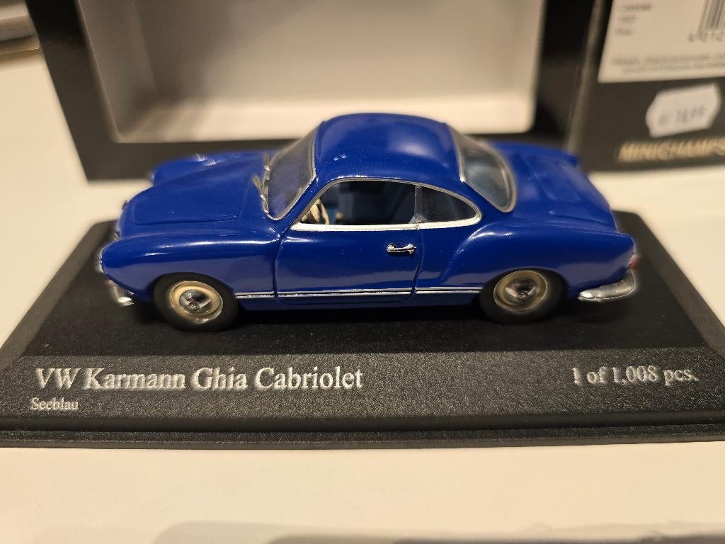 Volkswagen Karmann Ghia coupe 1/43, Ophalen of Verzenden, Nieuw, Auto, MiniChamps