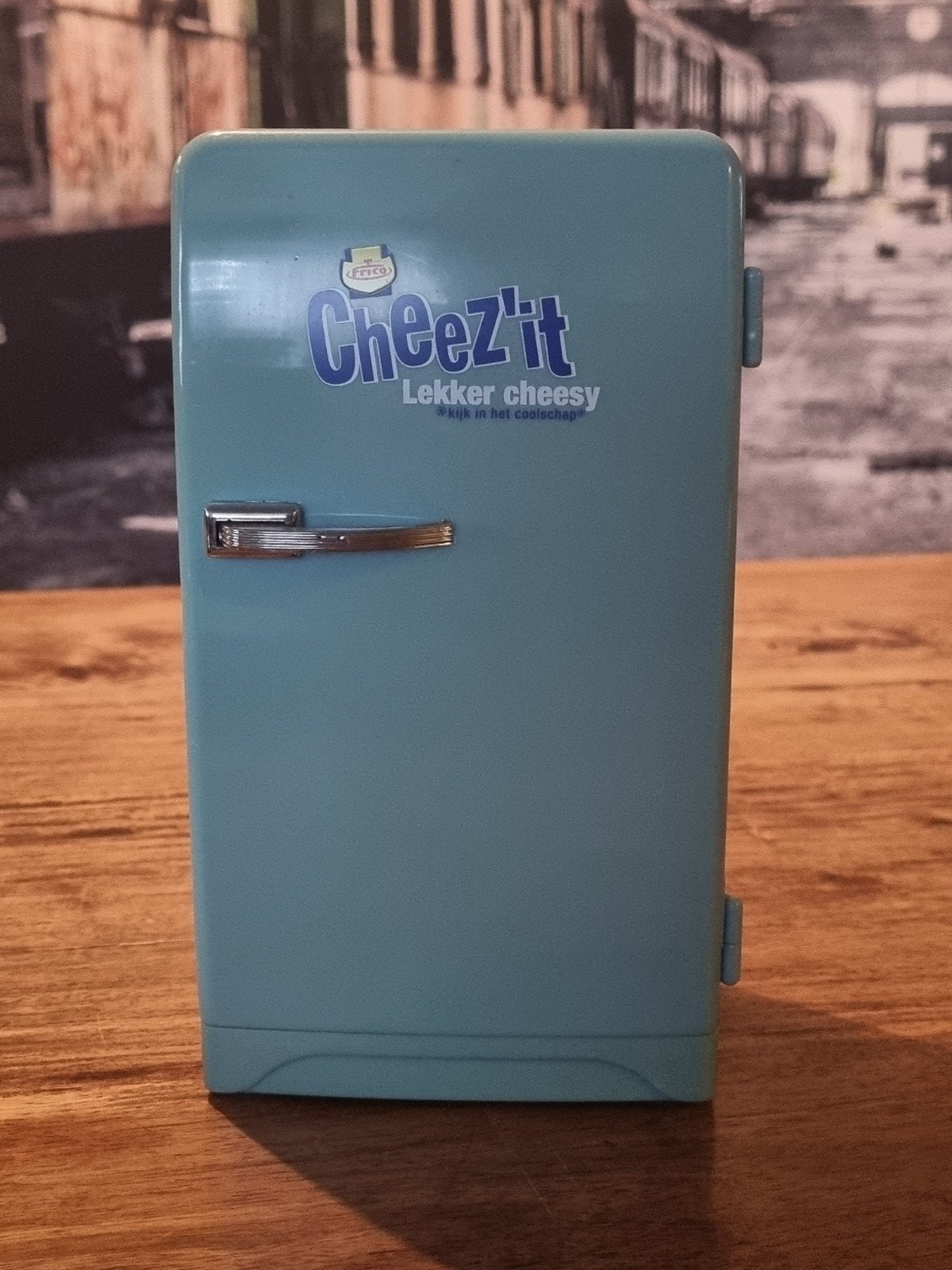 Cheez-It Koelkast Radio met Klok., Verzamelen, Ophalen of Verzenden, Huis en Inrichting