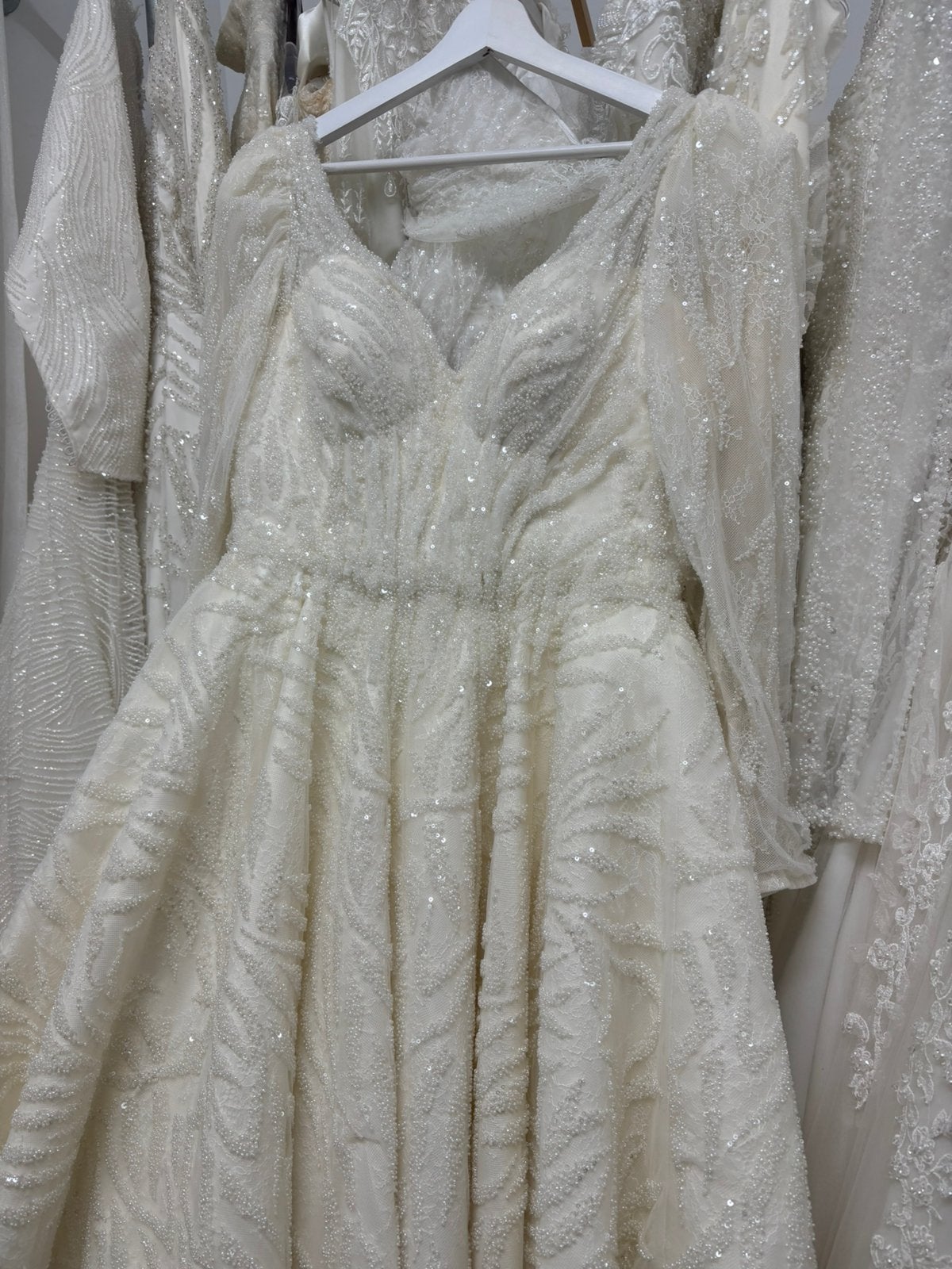 nieuw model fransekant  prinses model bruidsjurk 36 maat, Ophalen, Trouwjurk, Beige, Ozlem__bahadir@hotmail.com
