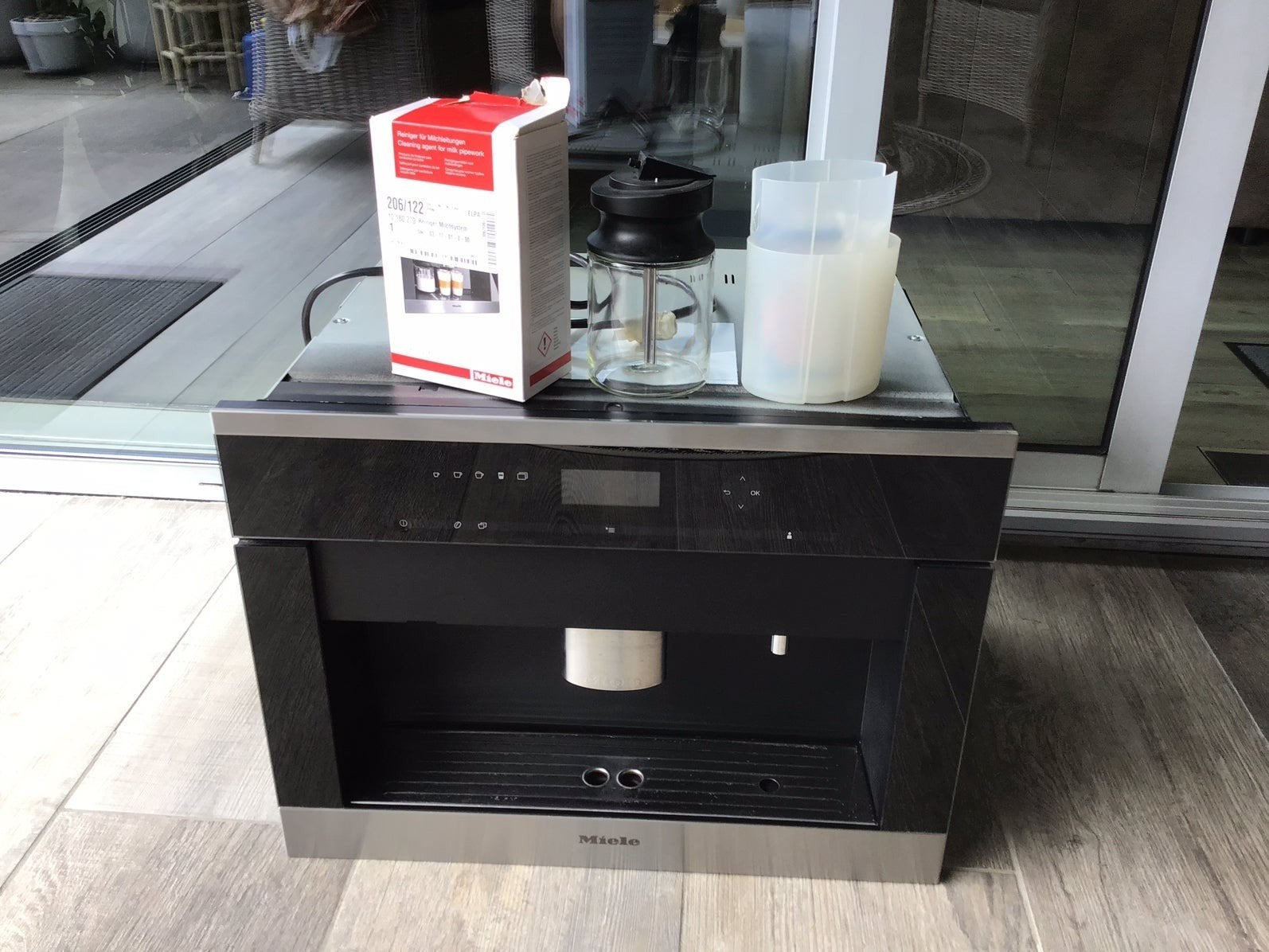 miele inbouw bonen koffiemachine cva 6405, Witgoed en Apparatuur, Koffiezetapparaten, Ophalen, 10 kopjes of meer, Koffiemachine