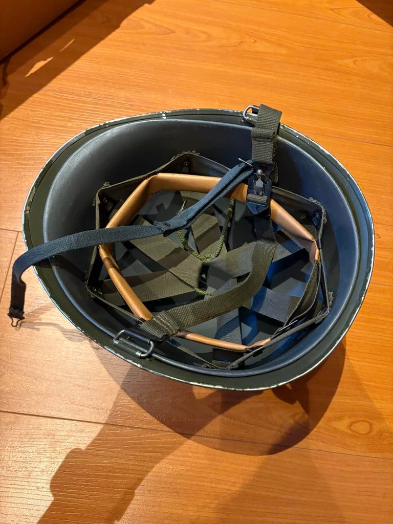Vintage Legerhelm - Militaire Collectie, Ophalen, Landmacht, Overige gebieden, Helm of Baret