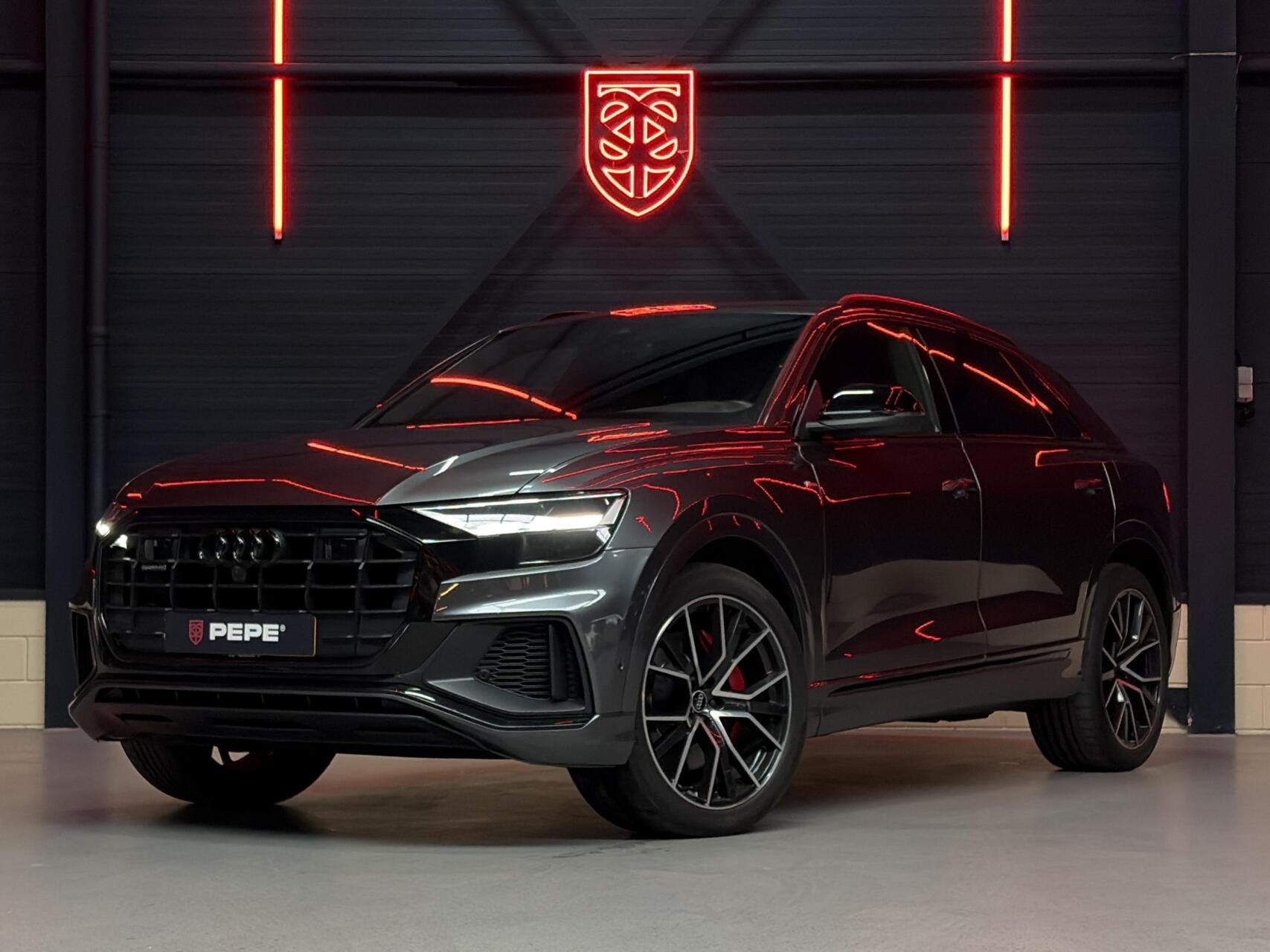 Audi Q8 55 TFSI-e Quattro Pro Line S |2X S-LINE|B&O|360°|AM, Auto's, Audi, Automaat, Gebruikt, Bedrijf, Vierwielaandrijving