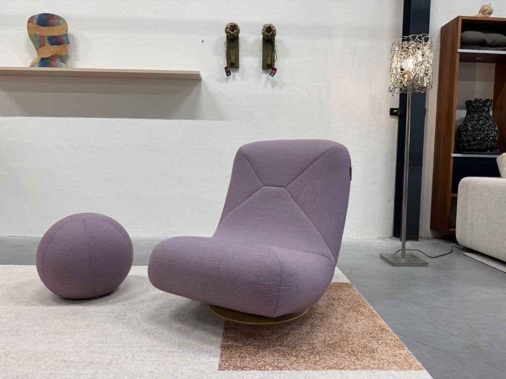 Showmodel Label van den Berg Bean Draai Fauteuil Stoel, 100 tot 125 cm, Nieuw, Ophalen of Verzenden, Label