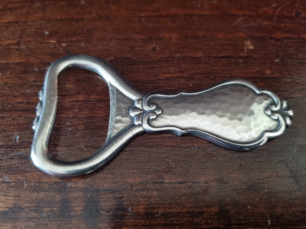 Vintage Verzilverde Gero Flesopener - Anno 1930 -, Ophalen of Verzenden