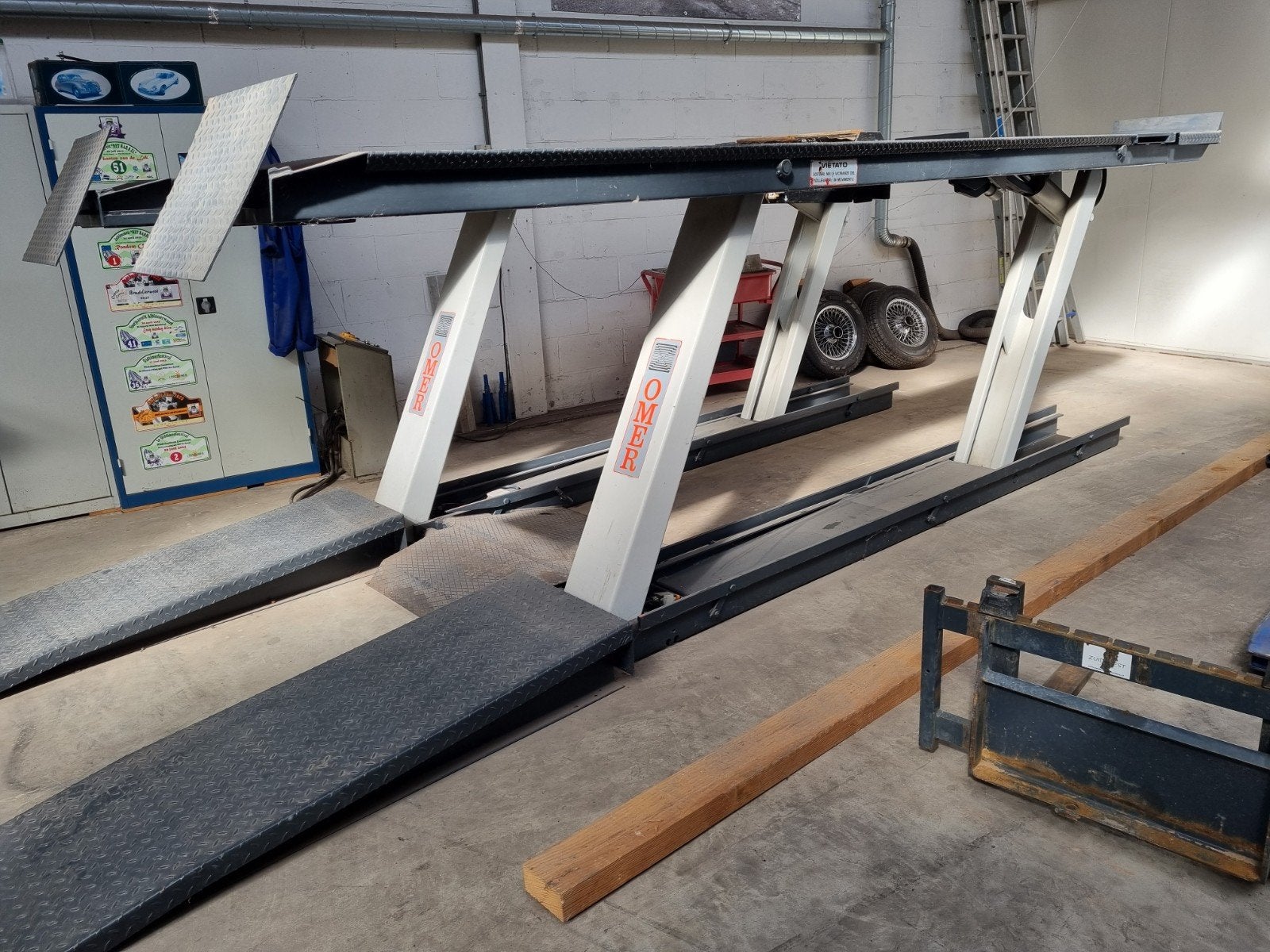 Omer Autobrug 5000kg - 5m + 2m oprijplaten, Auto diversen, Ophalen